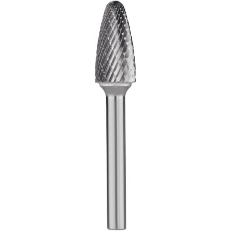 RHODIUS HF F ALPHA, 1 Stück, 12,7 x 25,0 x 6,0 x 70 mm, Alpha Hartmetall-Frässtift Form F