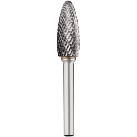 RHODIUS HF H ALPHA, 1 Stück, 12,7 x 32,0 x 6,0 x 77 mm, Alpha Hartmetall-Frässtift Form H