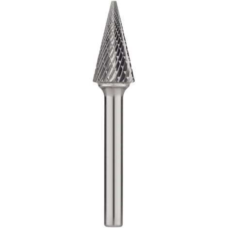 RHODIUS HF M ALPHA, 1 Stück, 9,6 x 16,0 x 6,0 x 64 mm, Alpha Hartmetall-Frässtift Form M