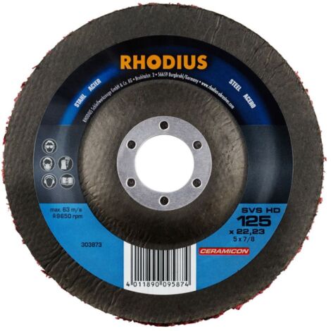 RHODIUS SVS HD, 10 Stück, 125 mm, Reinigungsvlies