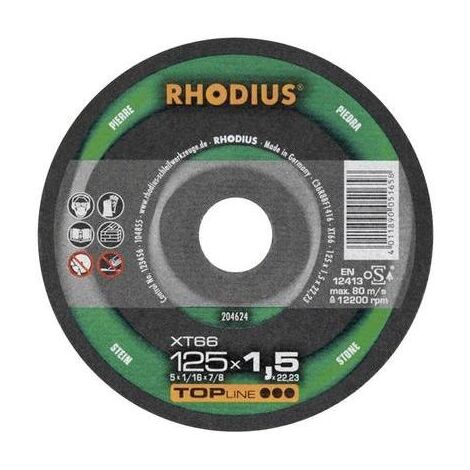 Disco de corte XT66 115 x 1,5mm Rhodius