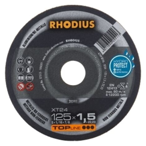 Rhodius XT 24 205911 Trennscheibe gerade 125 mm 1 St. Aluminium, NE-Metalle