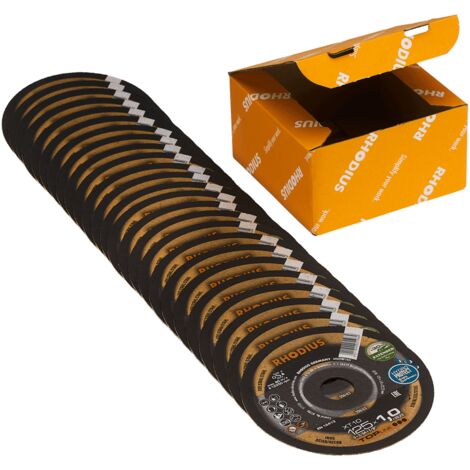 RHODIUS XT10, 25 Stück, 125 x 1,0 mm, Trennscheibe
