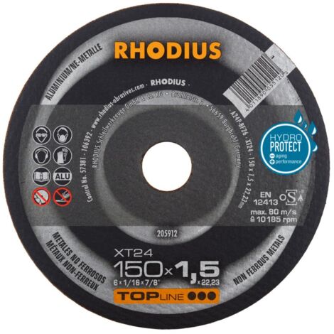 RHODIUS XT24, 25 Stück, 150 x 1,5 mm, Trennscheibe