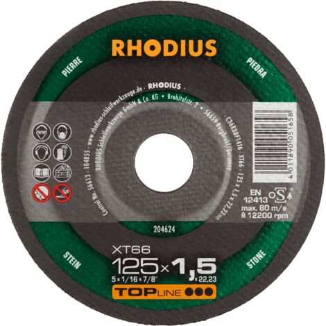 RHODIUS XT66, 25 Stück, 180 x 1,9 mm, Trennscheibe