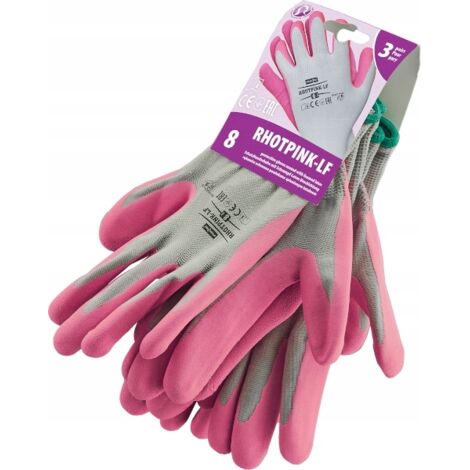 RHOTPINK-LF beschichtete Gartenhandschuhe Größe 6