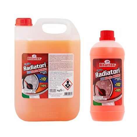 RHUTTEN LIQUIDO RADIATORI ROSSO -10C 1 L 12 PZ