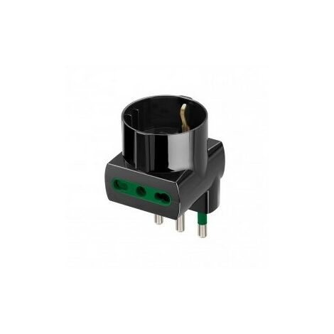 Ri.00312 Adaptateur Multiple S17+2P17/11+P30 Noir