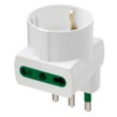 Ri.00312.B Adaptador múltiple S17+2P17/11+P30 Blanco