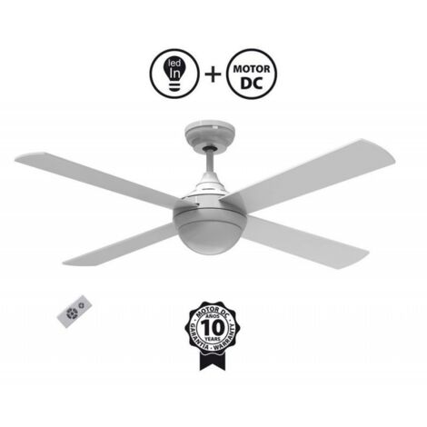 Riaica de KlassFan une série limitée ventilateurs de plafond  DC design, plus compact, ultra puissant, avec plaque LED
