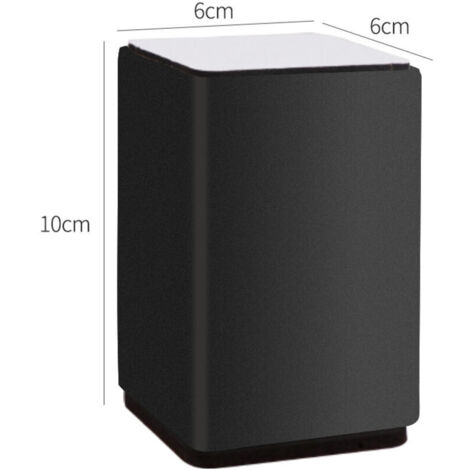 Rialzi per mobili in acciaio da 100 mm, rialzi per gambe di letto e tavolo resistenti, rialzi per letto per mobili con altezza fino a 10 cm, 4 rialzi per letto, gambe per divano e altri mobili.