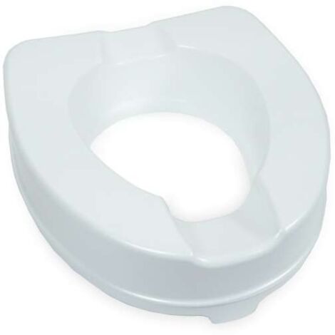 Rialzo per seduta wc bianco in resine termoplastiche h 13cm metaform