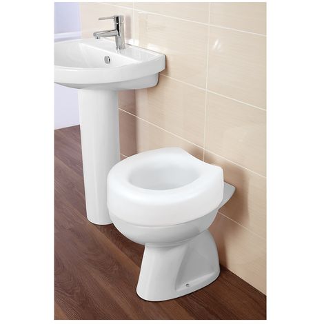Rialzo per seduta wc universale 38x37x11 confortevole e igienico