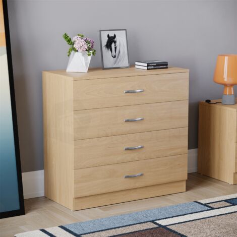 Riano 4 Drawer Chest of Drawers Bedroom Storage Furniture