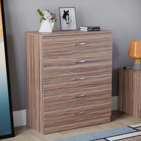 Riano 5 Drawer Chest of Drawers Bedroom Storage Furniture