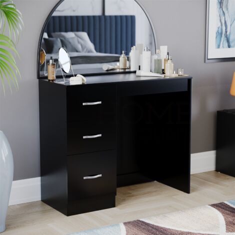 main image of "Riano Dressing Table 3 Drawer Makeup Vanity Computer Desk"