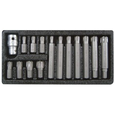 Ribe Schraubendreherbits, 15er-Set YT-0419 YATO