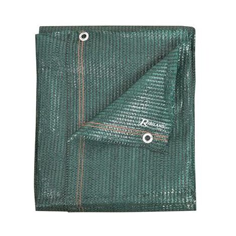 Ribiland – Brise-vue 1.2x10 m en polyéthylène 220 gr/m² – Imperméable et imputrescible – Maillage 6x6/pouce² – Œillets en aluminium tous les 1 m