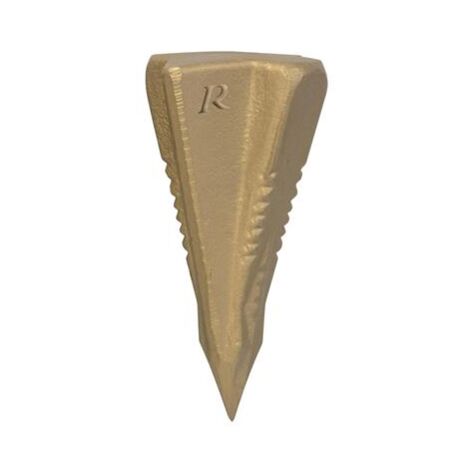 Ribiland – Coin éclateur en acier forgé trempé 2.3 kg – Forme diamant – Crans anti-retour pour fendre bois durs et noueux