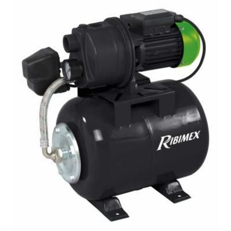 Ribiland – Pompe surpresseur 19L 600W – Pression max 3 bars – Auto-amorçante pour arrosage efficace – Corps en fonte d'aluminium - prs19jet61