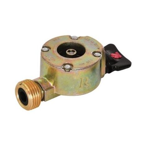 Ribimex – Adaptateur bouteille de gaz – Raccord gaz fileté diamètre 21,7x1,814 gauche – Clip direct type 511 pour valve automatique – Compatible TWINNY/ELF/MALICE/CLAIRGAZ