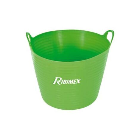 Ribimex – Bac souple rond 42L – Plastique flexible – Poignées intégrées pour transport facile – Diamètre 46,5 cm – Hauteur 33 cm