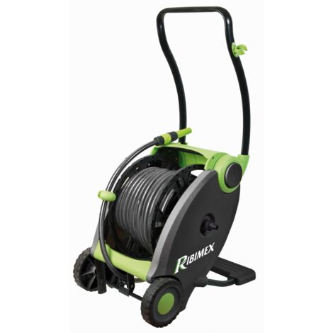 RIBIMEX - Bobina automatica "Acquafoot" da 40 m con pedale (PRDP41)