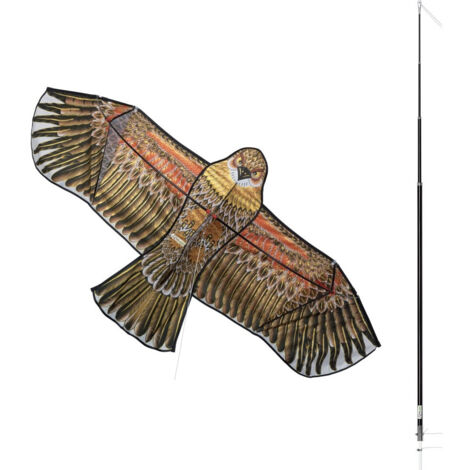 Ribimex-Flugschreck mit Bodenspieß 1,75 m Spannweite