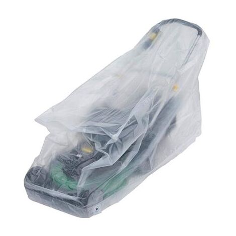 Ribimex – Housse de protection pour tondeuse moyenne – Dimensions 109 x 56 x H103 cm – Étanchéité et traitement anti-UV – Résistante et recyclable