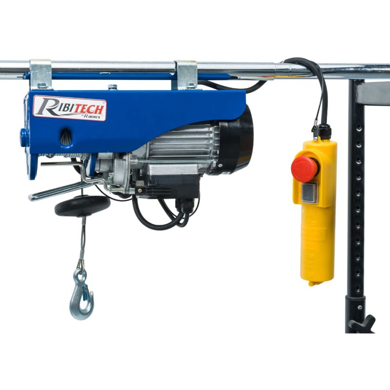 Ribimex - Paranco Montacarichi Elettrico Argano 100/200 200/400 Kg Elevatore 12 18 100/200 kg