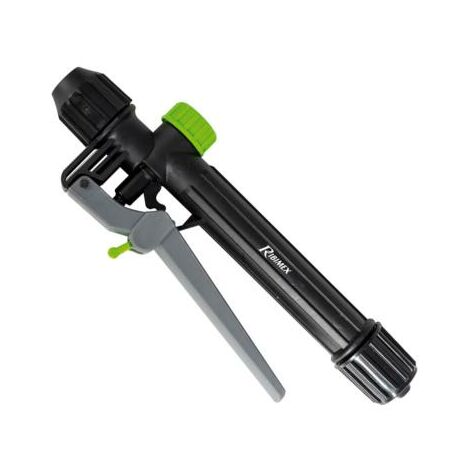 Ribimex – Poignée de lance pour pulvérisateur – Polypropylène – Système de compression avec filtre – Réglage du débit à la gâchette – Longueur 200 mm