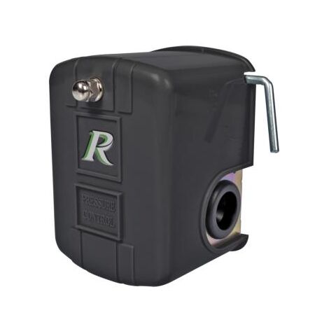 Ribimex – Pressostat sécurité manque d'eau – Accessoire pour surpresseur – Boîtier étanche – Pression min. 1,4 Bar, max. 4,1 Bar