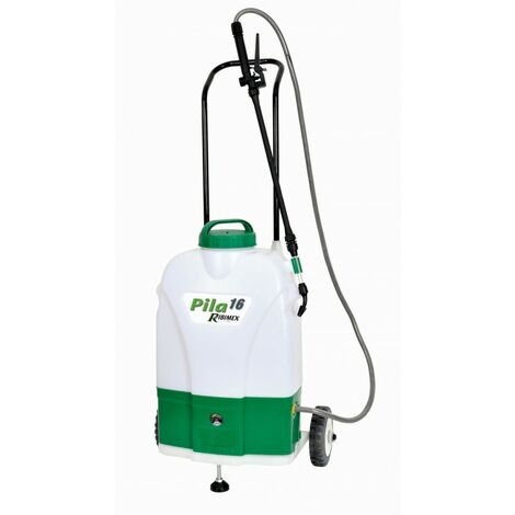 Ribimex – Pulvérisateur électrique 16L – Batterie 12V 8Ah – Pression 0-4 bars – Tuyau flexible haute résistance – Lance télescopique 770-1220mm - Pila16