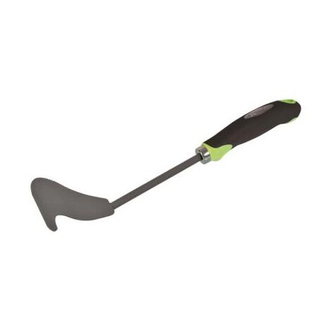 Ribimex – Racloir tondeuse à gazon 35 cm en acier antirouille – Manche ergonomique bimatière – Nettoyage carter tondeuse efficace