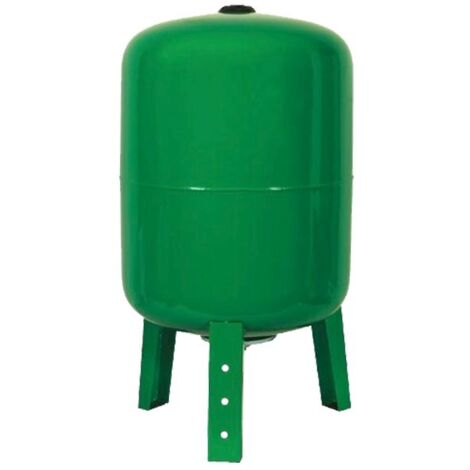 Ribimex – Réservoir vertical acier laqué 100L – Vessie intégrée – Raccord 1’ entrée, ¾’ sortie – Diamètre 400mm – Poids 25kg