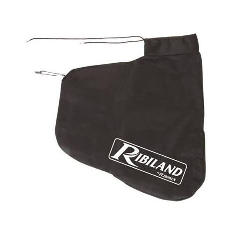 Ribimex – Sac de récupération 50L pour aspirateur souffleur – Ouverture élastique universelle – Évacuation ventrale avec zip – Attache pour sangle