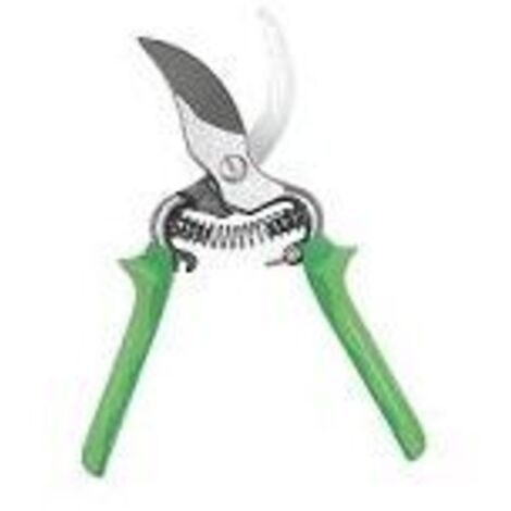 Ribimex – Sécateur à main forgé – Lames courbes en acier pour coupe précise – Poignées bimatière antiglisse – Longueur 200 mm