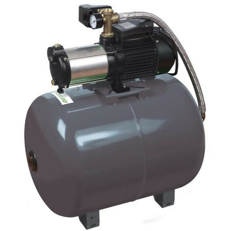 Ribimex – Surpresseur multicellulaire 2300 W – Cuve 100 L en tôle époxy – Déclenchement 1,4 à 3,5 bars – Moteur auto-amorçant