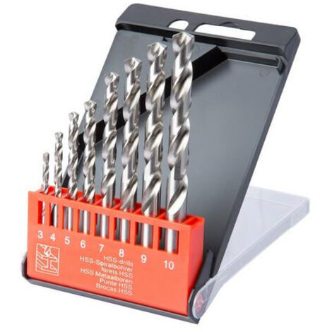 Ribitech - Coffret de 8 forets métal acier HSS M2 - PRFE8HSSM2/V