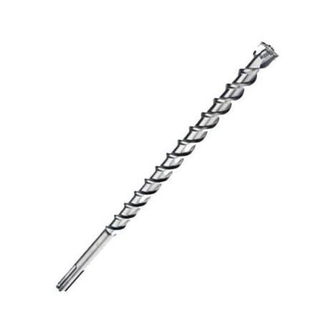 Foret Béton Diager Twister Plus SDS+ – Diamètre 25mm, Longueur 1000mm, 2 Taillants