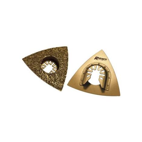 Ribitech - Lame Triangulaire Diamantée Pour Ponceuse Multi-Fonctions