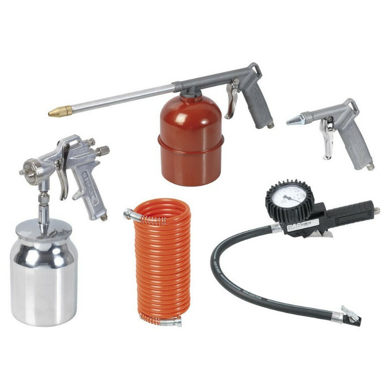 Ribimex - Ribiland - Kit 5 accessoires pour Air comprimé