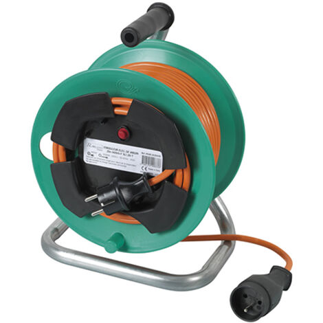 RIBITECH - PREEJ40315V - CARRETE ELECTRICO JARDIN 40M RIBILAND PRMAJORJM403X15