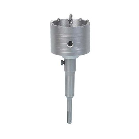 Ribitech – Scie trépan SDS 80mm – Longueur 160mm – Carbure de tungstène pour béton armé – Installation facile sur marteau perforateur - SDS 80 X