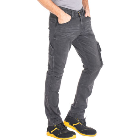 Rica Lewis Jobgr Jeans Arbeitshose Grau - 48 (EU)