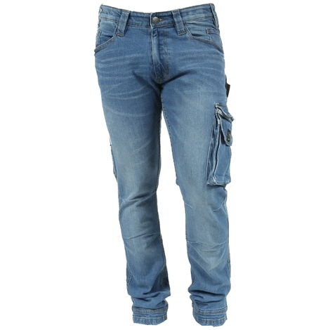 RICA LEWIS mod. JOB Pantalone TAGLIA 54 pantaloni da lavoro jeans resistenti con tasconi