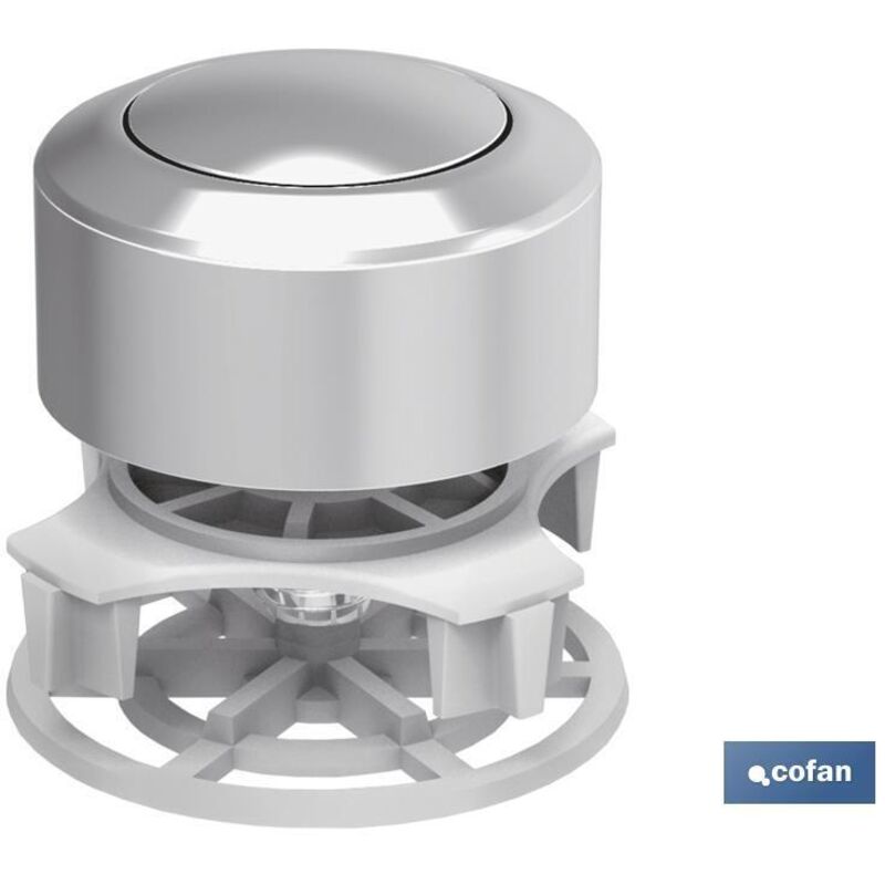 Pulsante Cromato per Meccanismo Interrompibile
