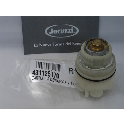 Ricambio cartuccia deviatore + tappo Jacuzzi 431125170