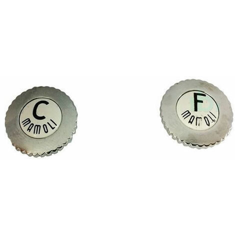 Ricambio coppia placchetta acqua calda/fredda Mamoli 20T