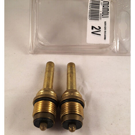 Ricambio coppia vitoni rubinetto da 1/2" asta 42mm Mamoli 2V